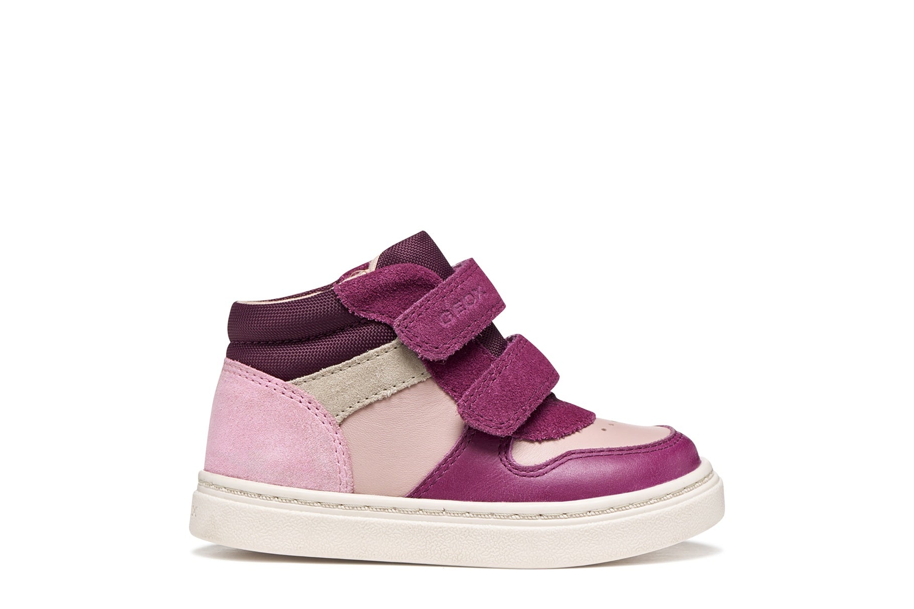 Geox Respira pantofi fete Nashik 20-27 Old Rose/Dark Purple