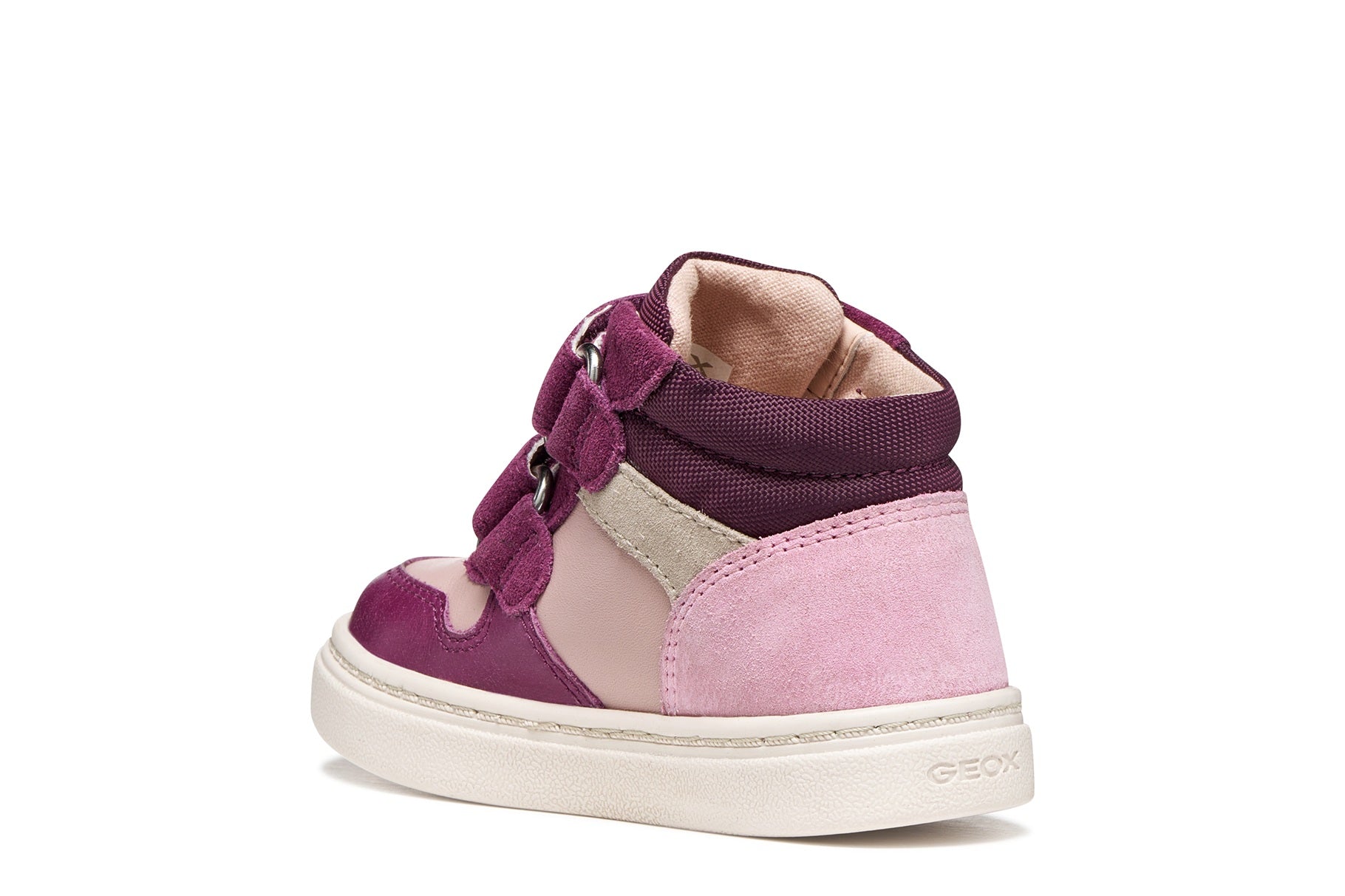 Geox Respira pantofi fete Nashik 20-27 Old Rose/Dark Purple