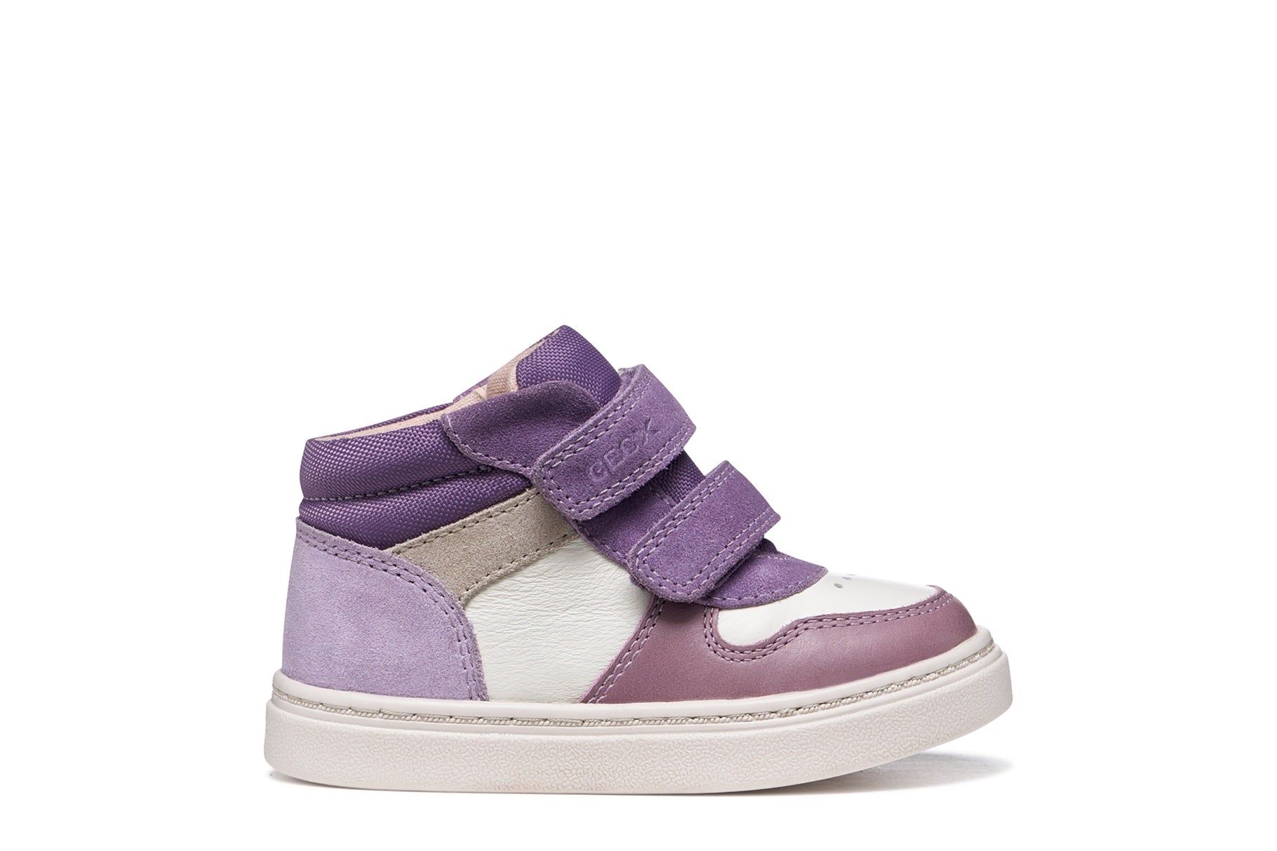 Geox Respira pantofi fete Nashik 20-27 Light Ivory/Dark Mauve