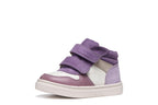 Geox Respira pantofi fete Nashik 20-27 Light Ivory/Dark Mauve