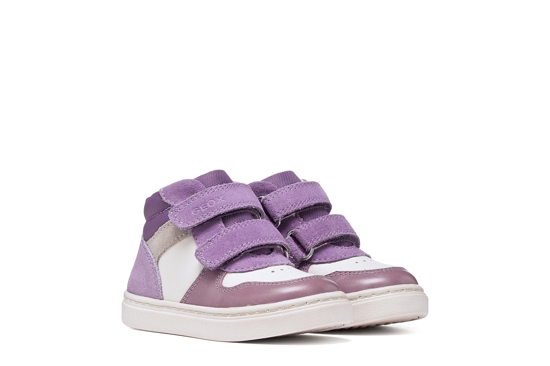 Geox Respira pantofi fete Nashik 20-27 Light Ivory/Dark Mauve
