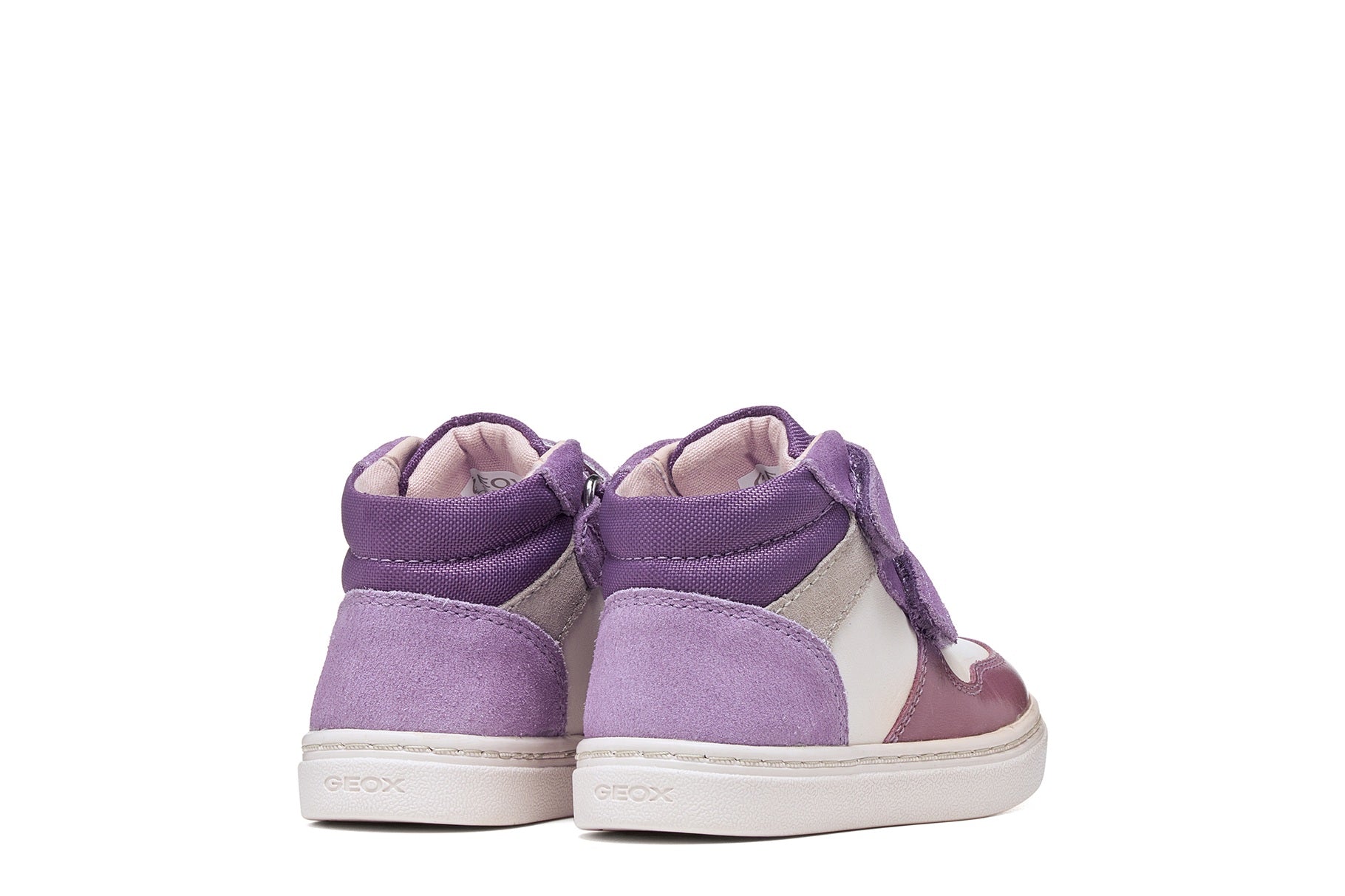 Geox Respira pantofi fete Nashik 20-27 Light Ivory/Dark Mauve