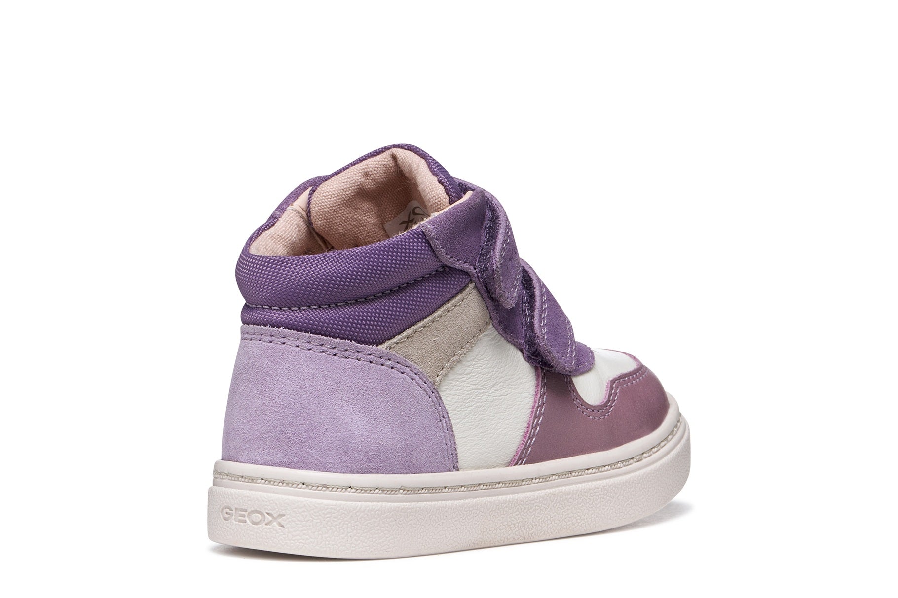 Geox Respira pantofi fete Nashik 20-27 Light Ivory/Dark Mauve