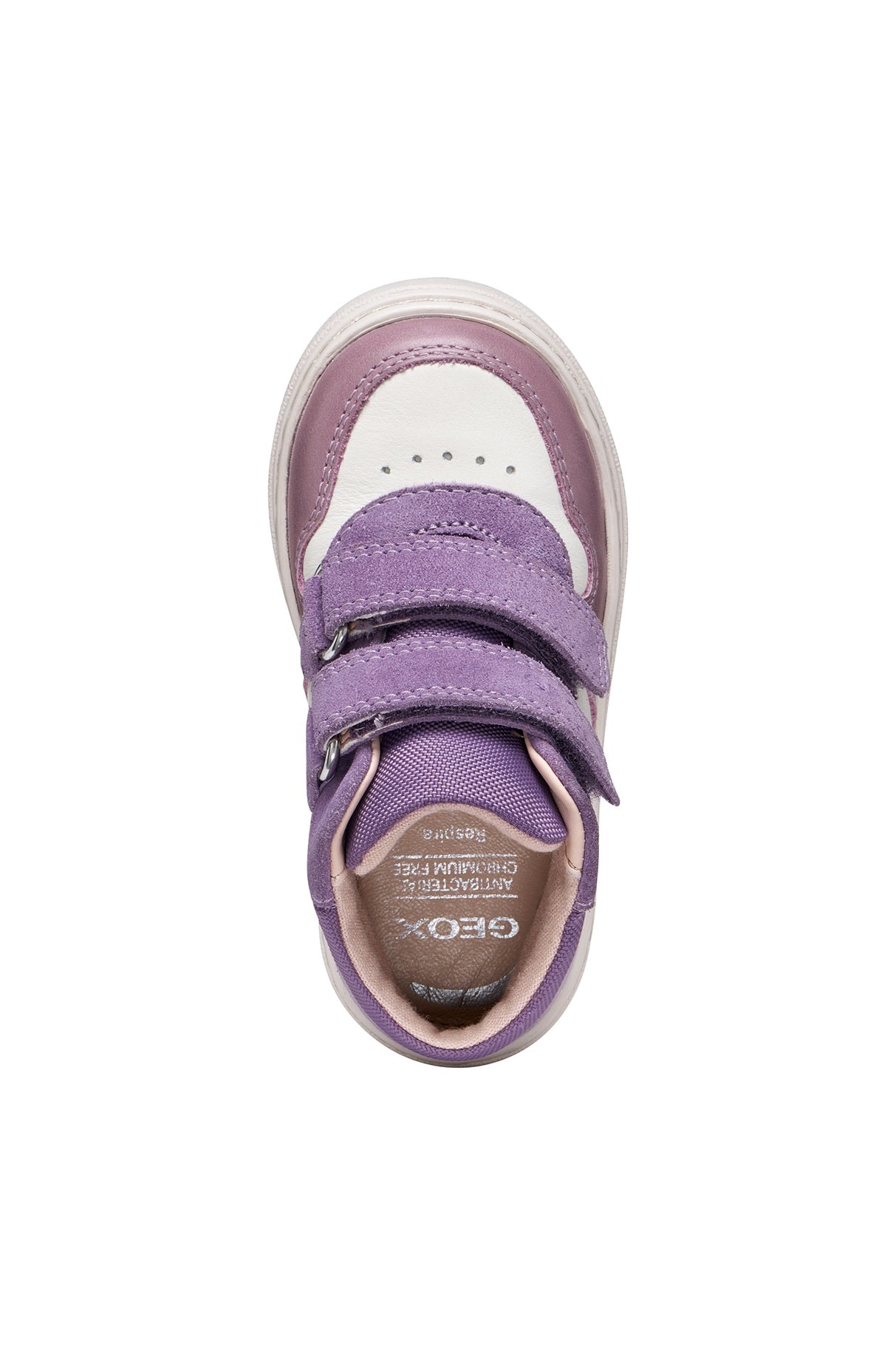 Geox Respira pantofi fete Nashik 20-27 Light Ivory/Dark Mauve