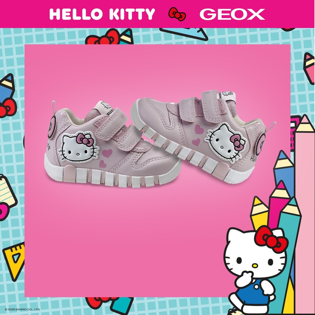 Geox pantofi fete Iupidoo 18-26 Hello Kitty Pink