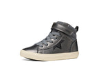 Geox Respira pantofi fete Gisli 28-36 Dark Grey/Black