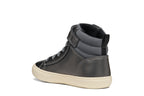 Geox Respira pantofi fete Gisli 28-36 Dark Grey/Black