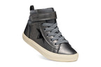 Geox Respira pantofi fete Gisli 28-36 Dark Grey/Black