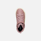 Geox Respira pantofi fete Gisli 28-36 Dark Rose/Platinum
