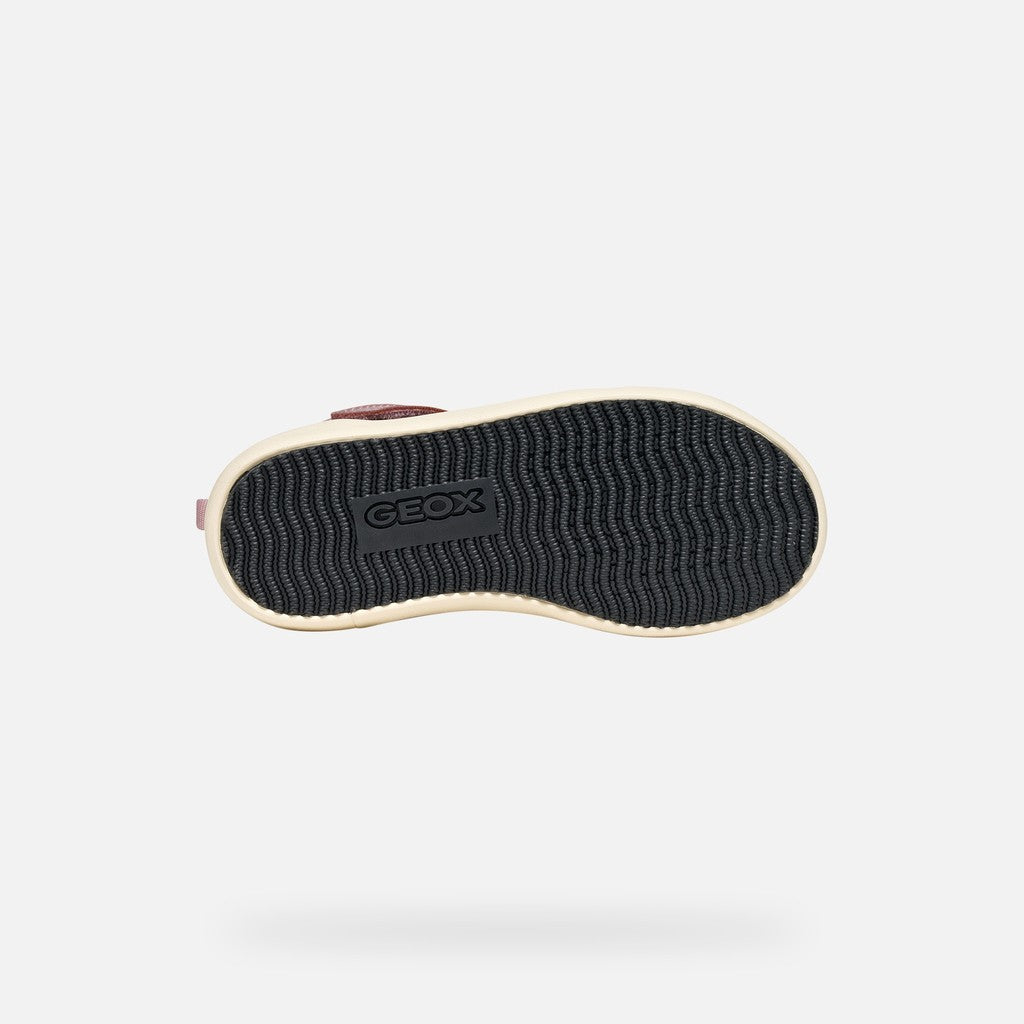 Geox Respira pantofi fete Gisli 28-36 Dark Rose/Platinum