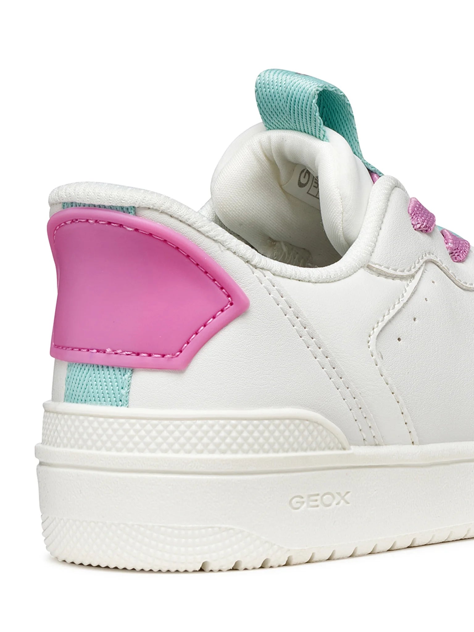 Geox Respira pantofi sport fete FASTin (slip-on)  28-37 White/Dark Pink