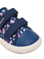Geox Respira tenisi fete Gisli 22-27 Avio/Multicolor cu floricele