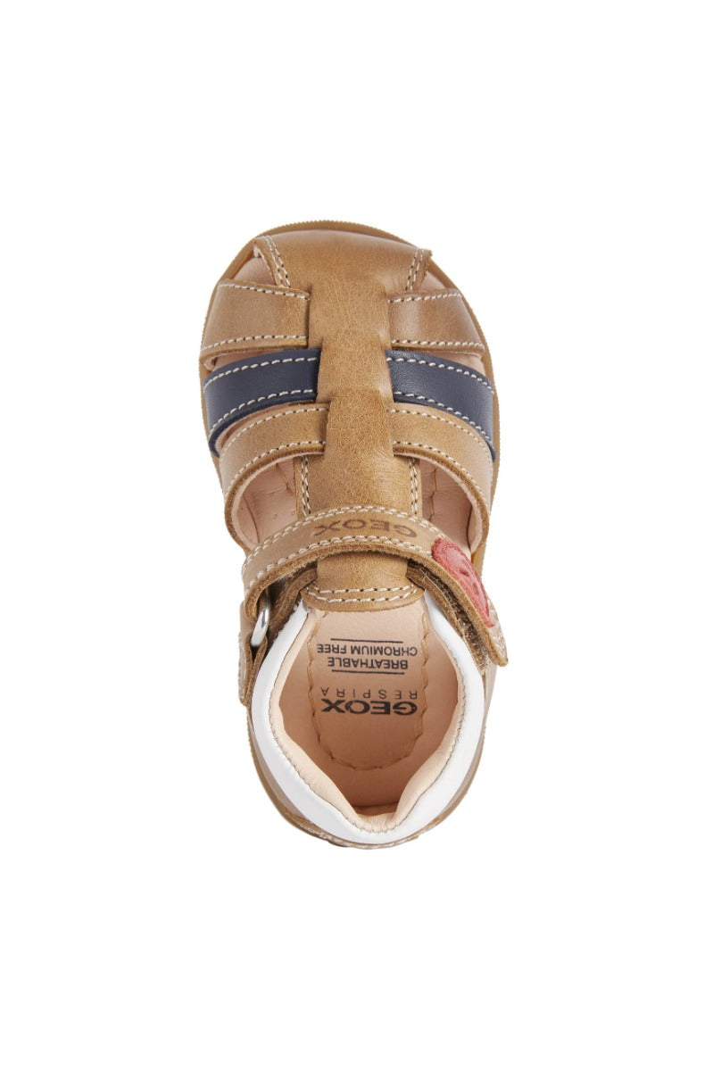 Geox sandale baieti 18-26 Macchia Caramel