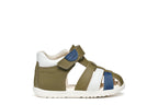 Geox sandale baieti 18-26 Macchia Pistachio/White