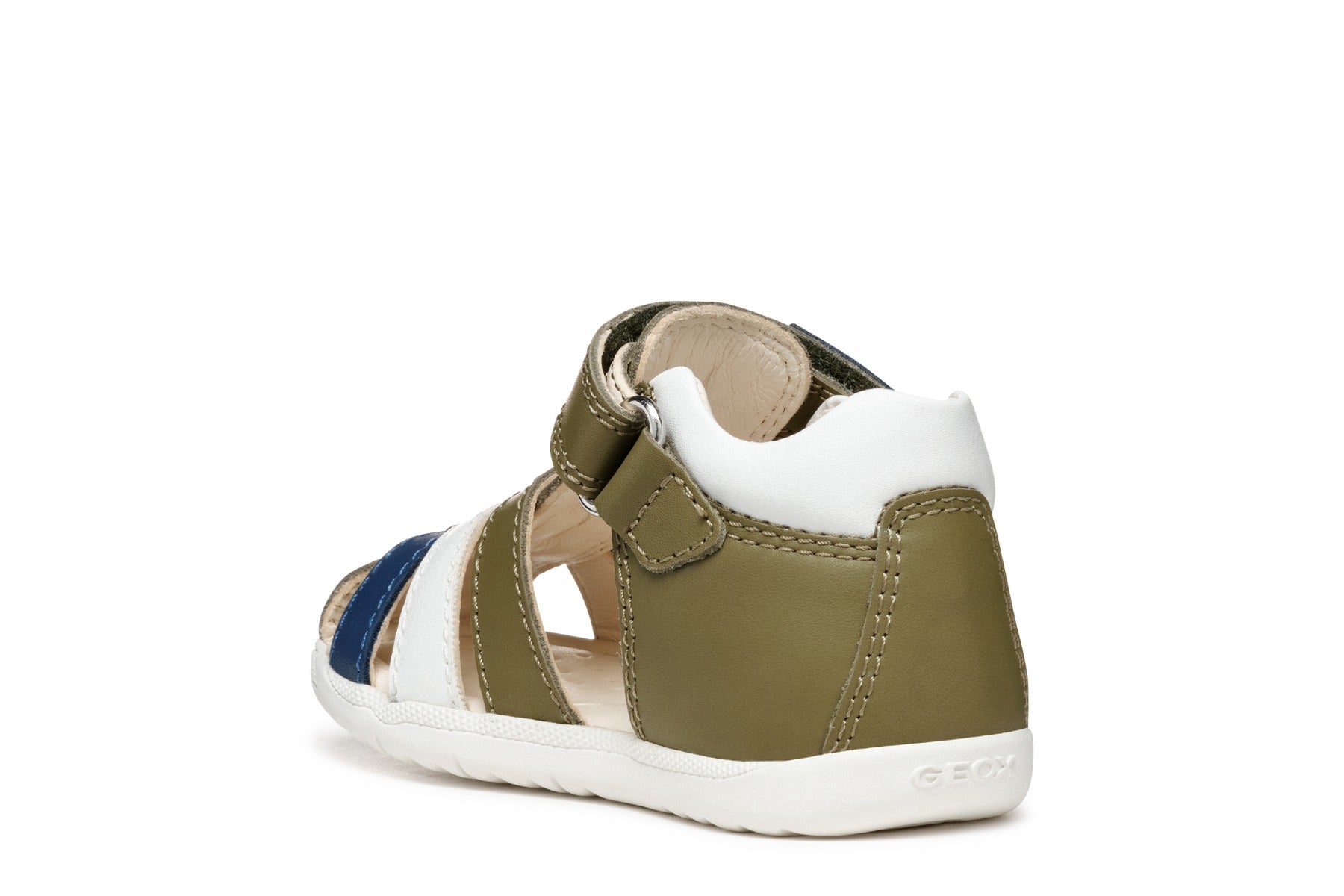 Geox sandale baieti 18-26 Macchia Pistachio/White