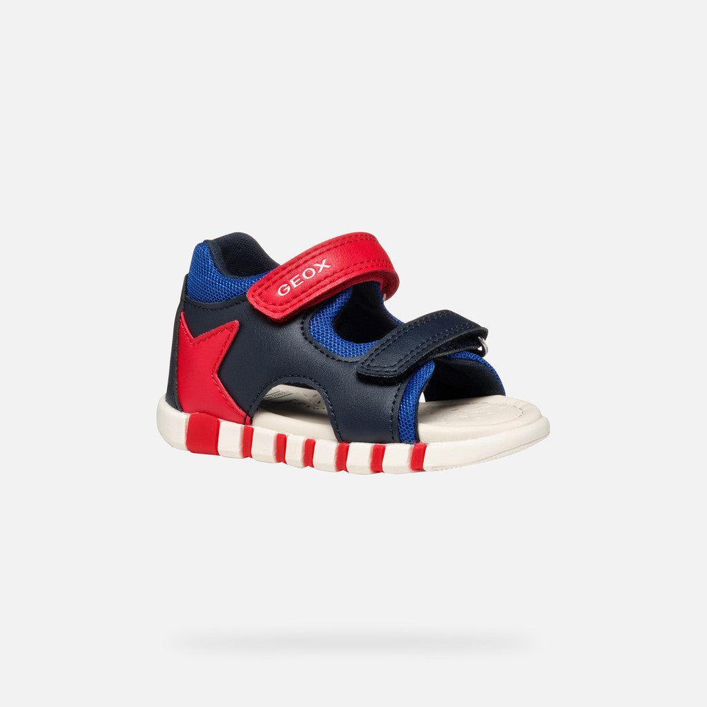 Geox sandale baieti 19-25 Iupidoo Navy/Royal-Red Imagine secundară a produsului