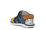 Geox sandale baieti 20-23 Delhi Dark Navy/Dark Yellow