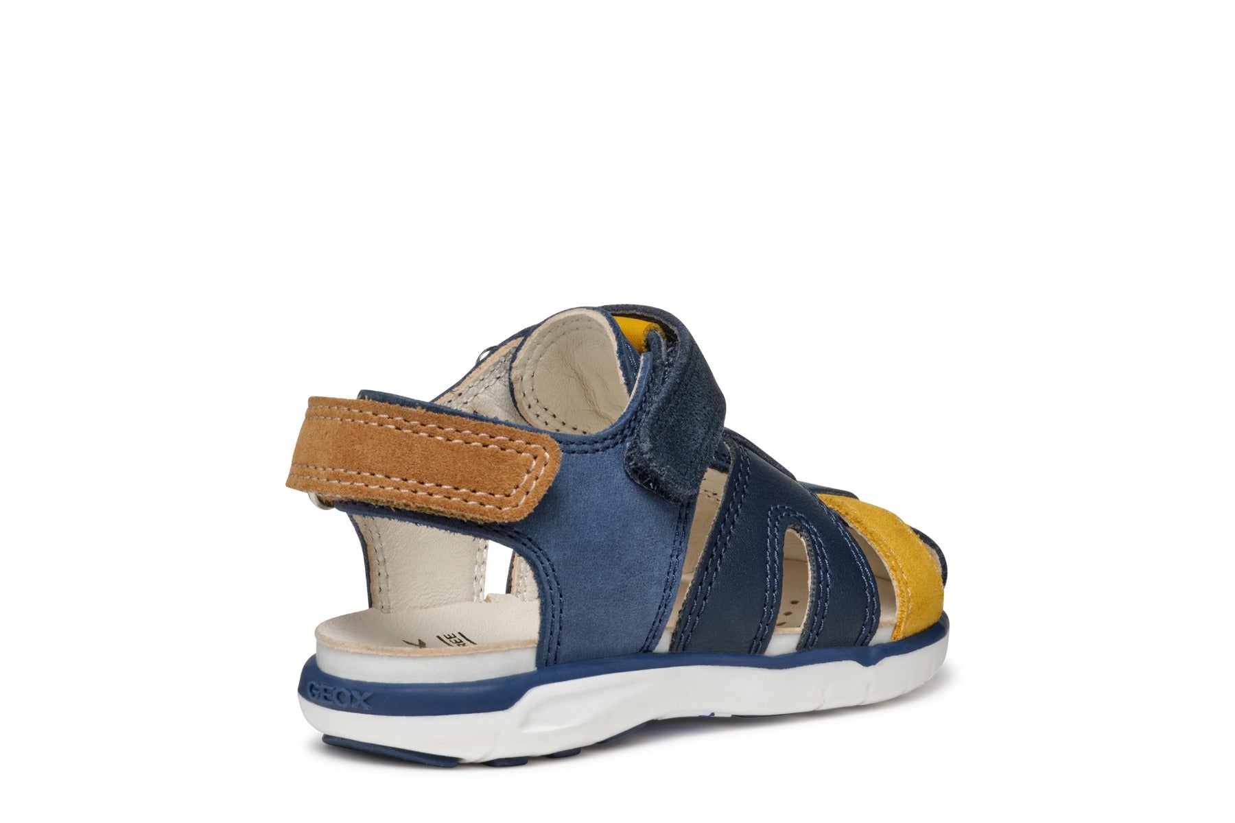Geox sandale baieti 24-27 Delhi Dark Navy/Dark Yellow