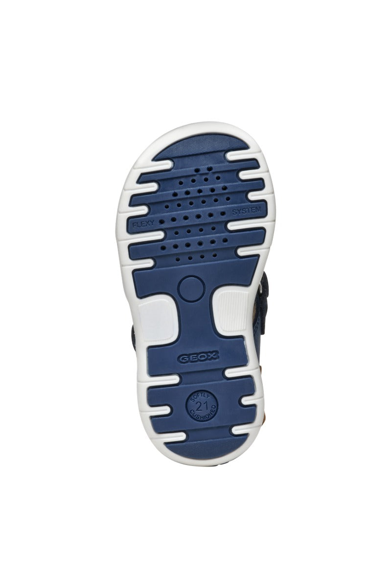 Geox sandale baieti 24-27 Delhi Dark Navy/Dark Yellow