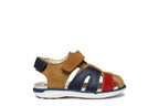 Geox sandale baieti 20-23 Delhi Whisky/Red