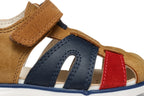 Geox sandale baieti 24-27 Delhi Whisky/Red