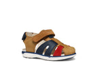 Geox sandale baieti 20-23 Delhi Whisky/Red