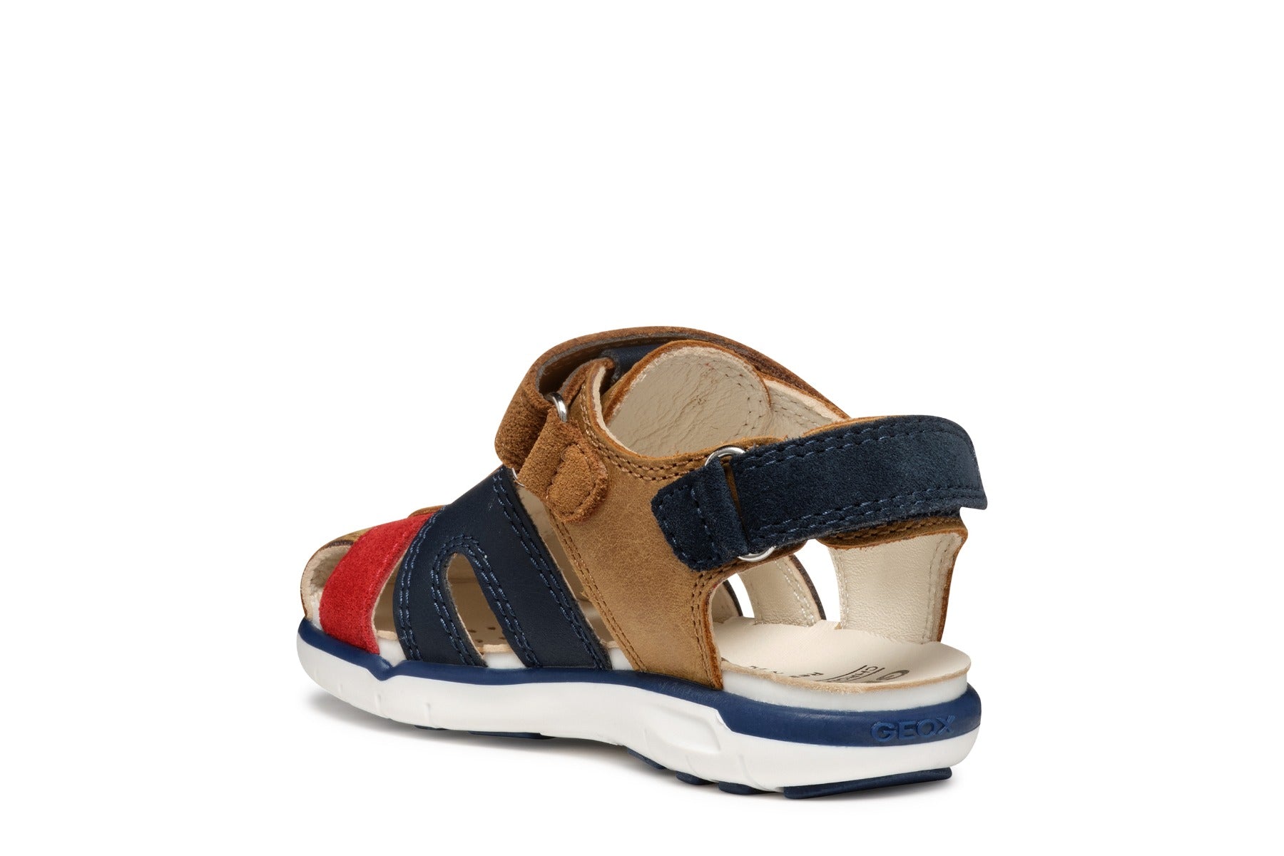 Geox sandale baieti 20-23 Delhi Whisky/Red