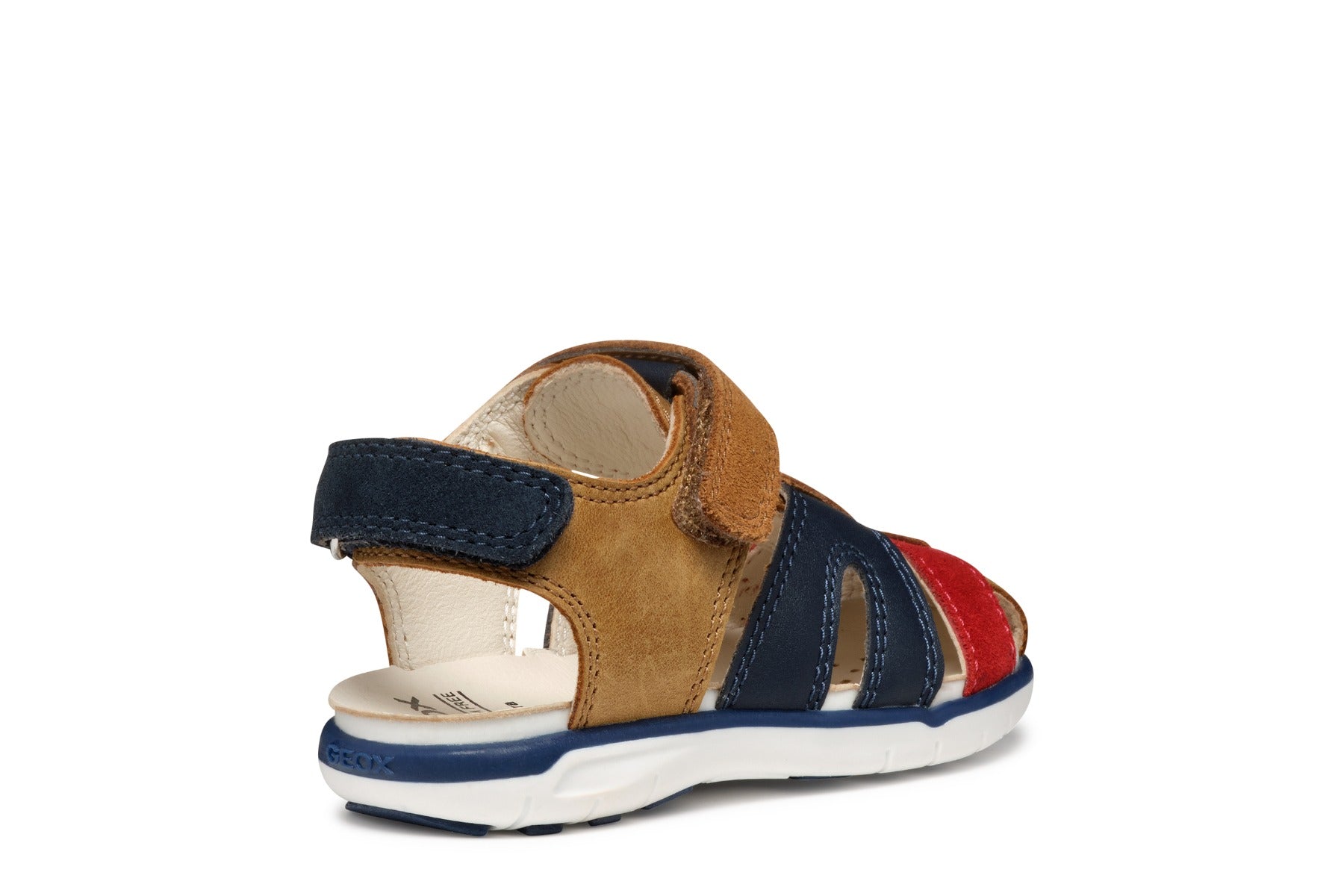 Geox sandale baieti 20-23 Delhi Whisky/Red