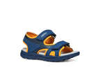 Geox sandale baieti 28-33 Vaniett Navy/Orange