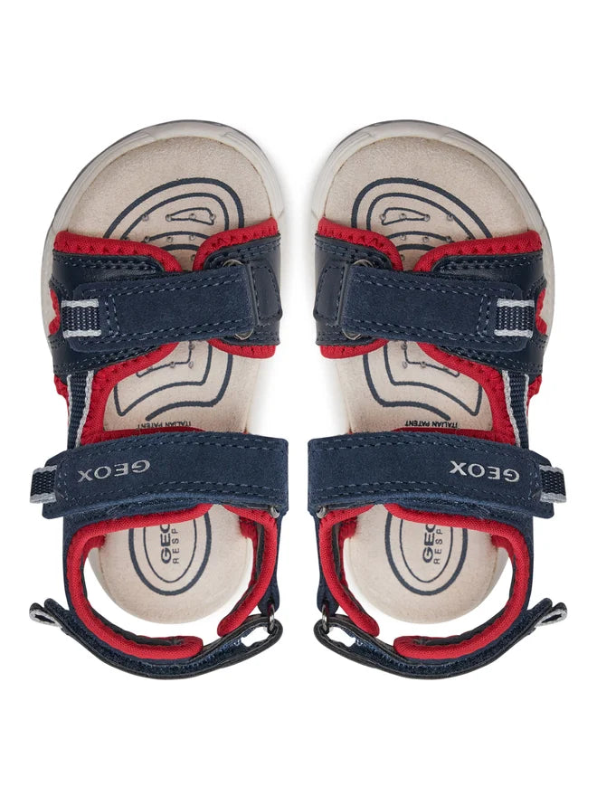 Geox sandale baieti Alben 28-35 Navy/Red