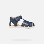 Geox sandale baieti Barefoot Steppieup Baby 20-27 Navy
