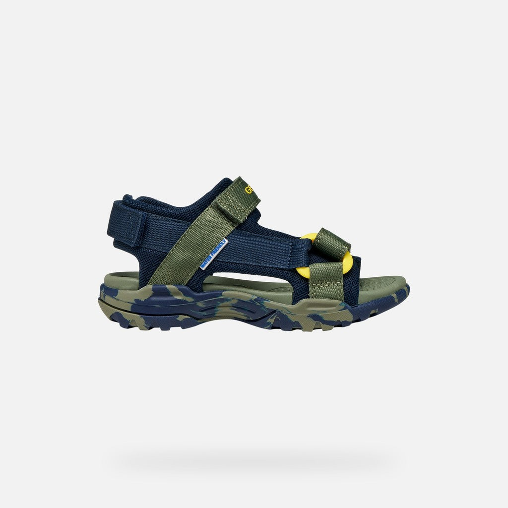 Geox sandale baieti Borealis Junior 26-34 Navy/Military Imagine secundară a produsului