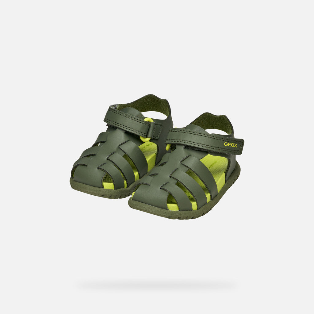 Geox sandale baieti Fusbetto 20-27 Sage