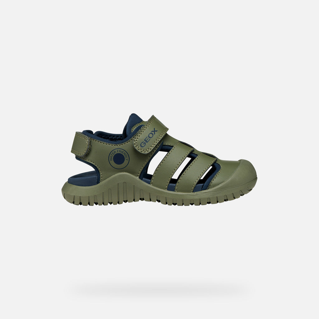 Geox sandale baieti Fusbetto Pro Junior Quick Dry Water-resistant 26-34 Sage/Navy