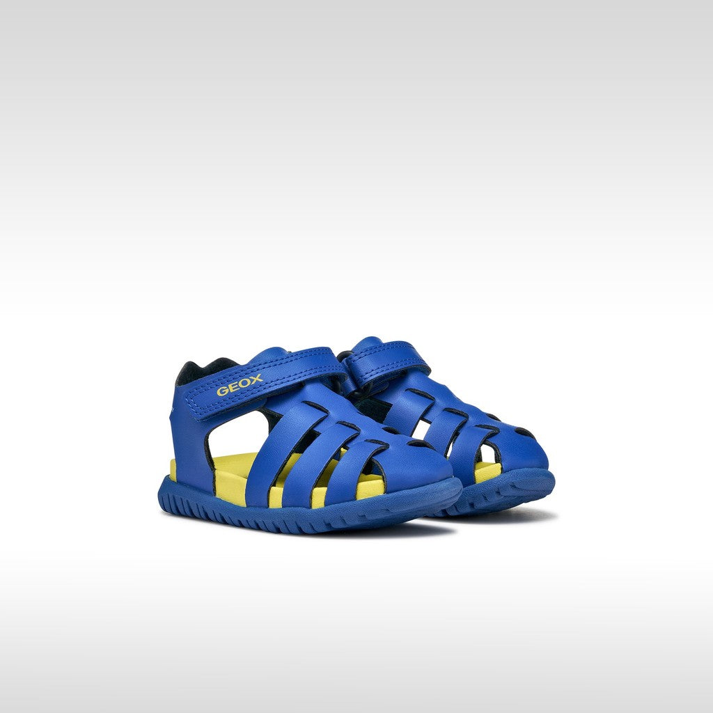 Geox sandale baieti Fusbetto Water-friendly Quick Dry Water-resistant 20-27 Royal/Lime