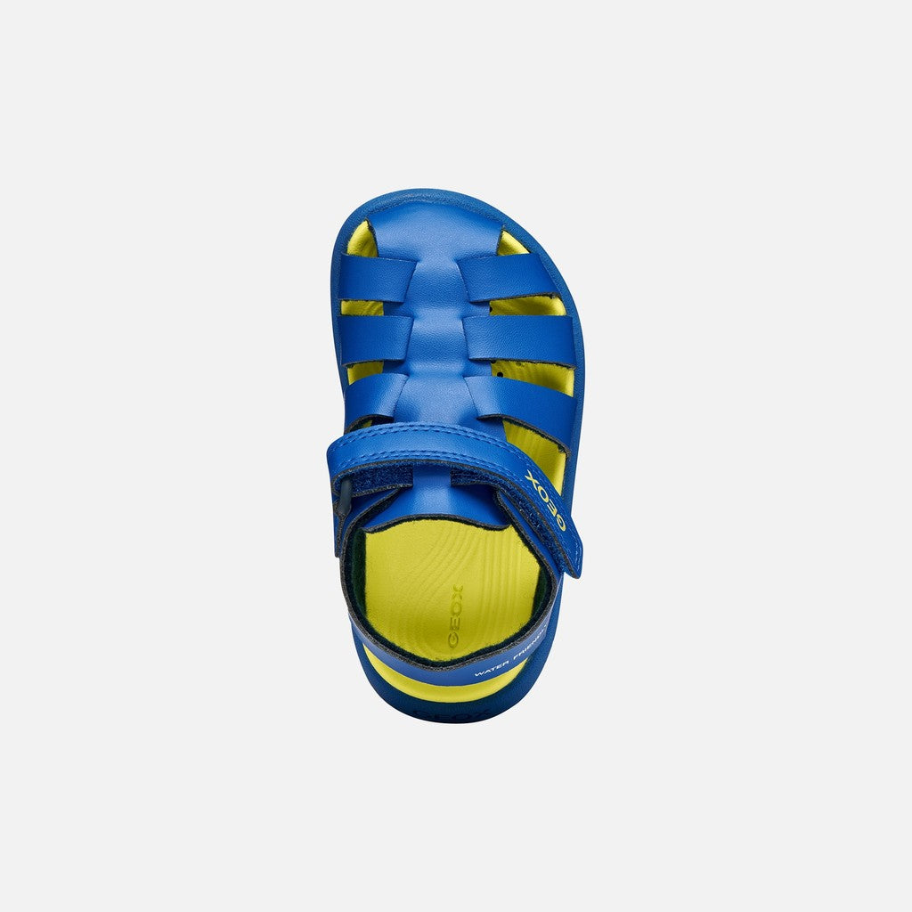 Geox sandale baieti Fusbetto Water-friendly Quick Dry Water-resistant 20-27 Royal/Lime