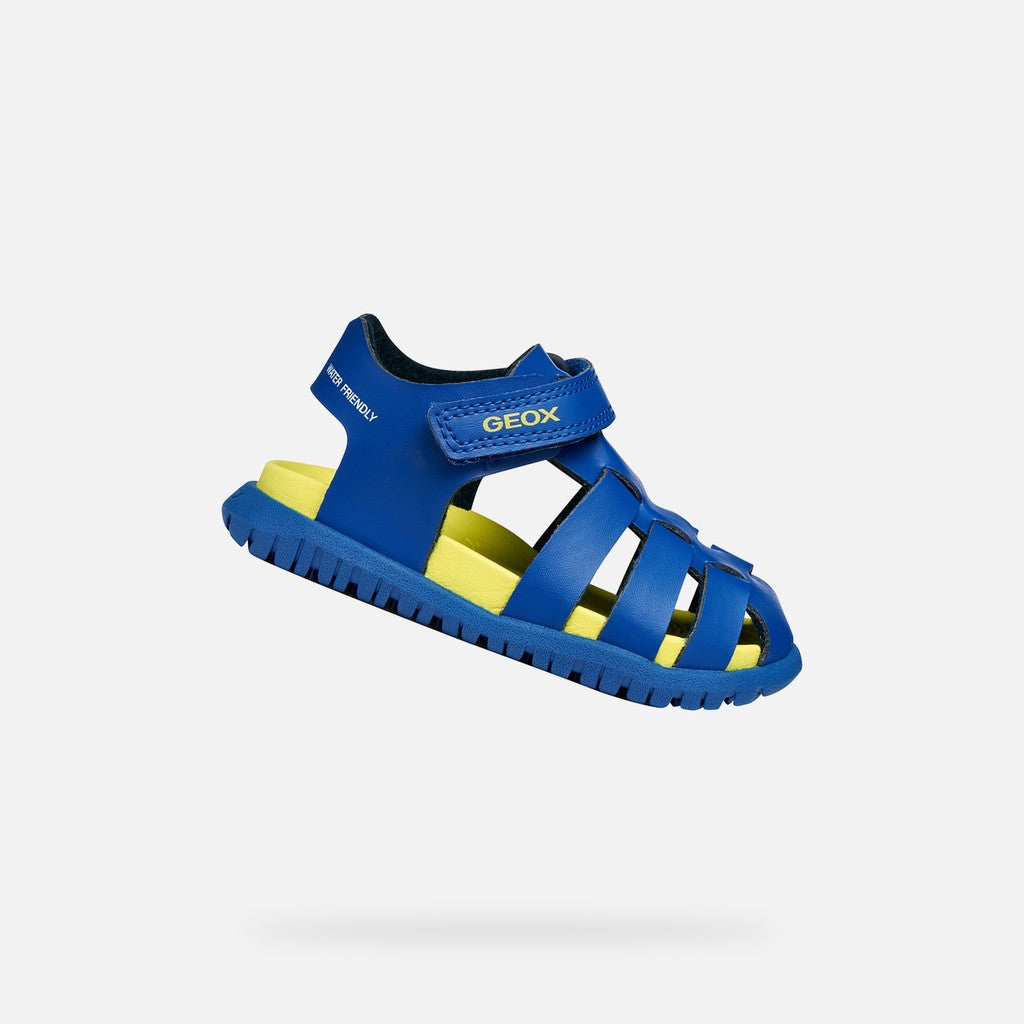Geox sandale baieti Fusbetto Water-friendly Quick Dry Water-resistant 20-27 Royal/Lime