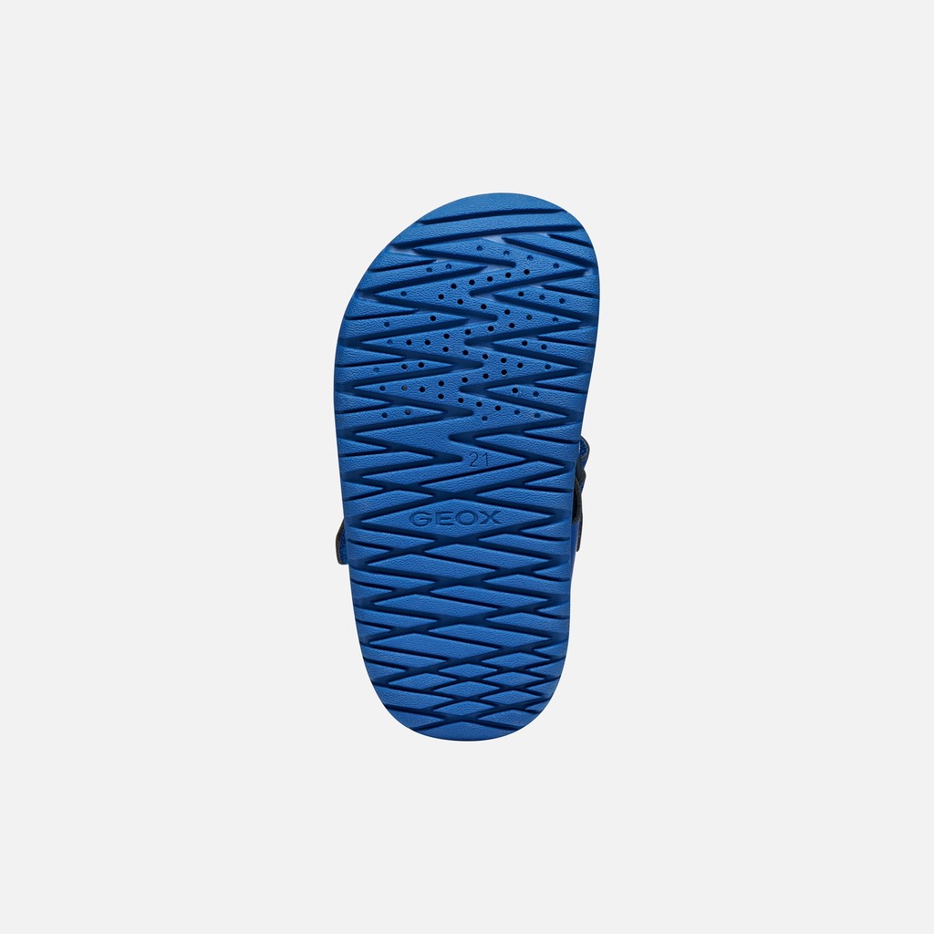 Geox sandale baieti Fusbetto Water-friendly Quick Dry Water-resistant 20-27 Royal/Lime