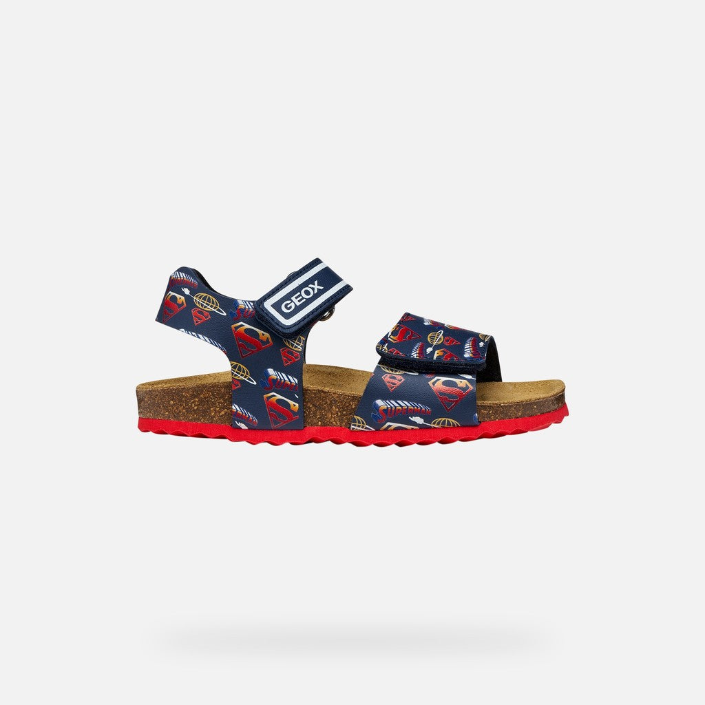 Geox sandale baieti Ghita 26-34 Superman Navy/Red Imagine secundară a produsului