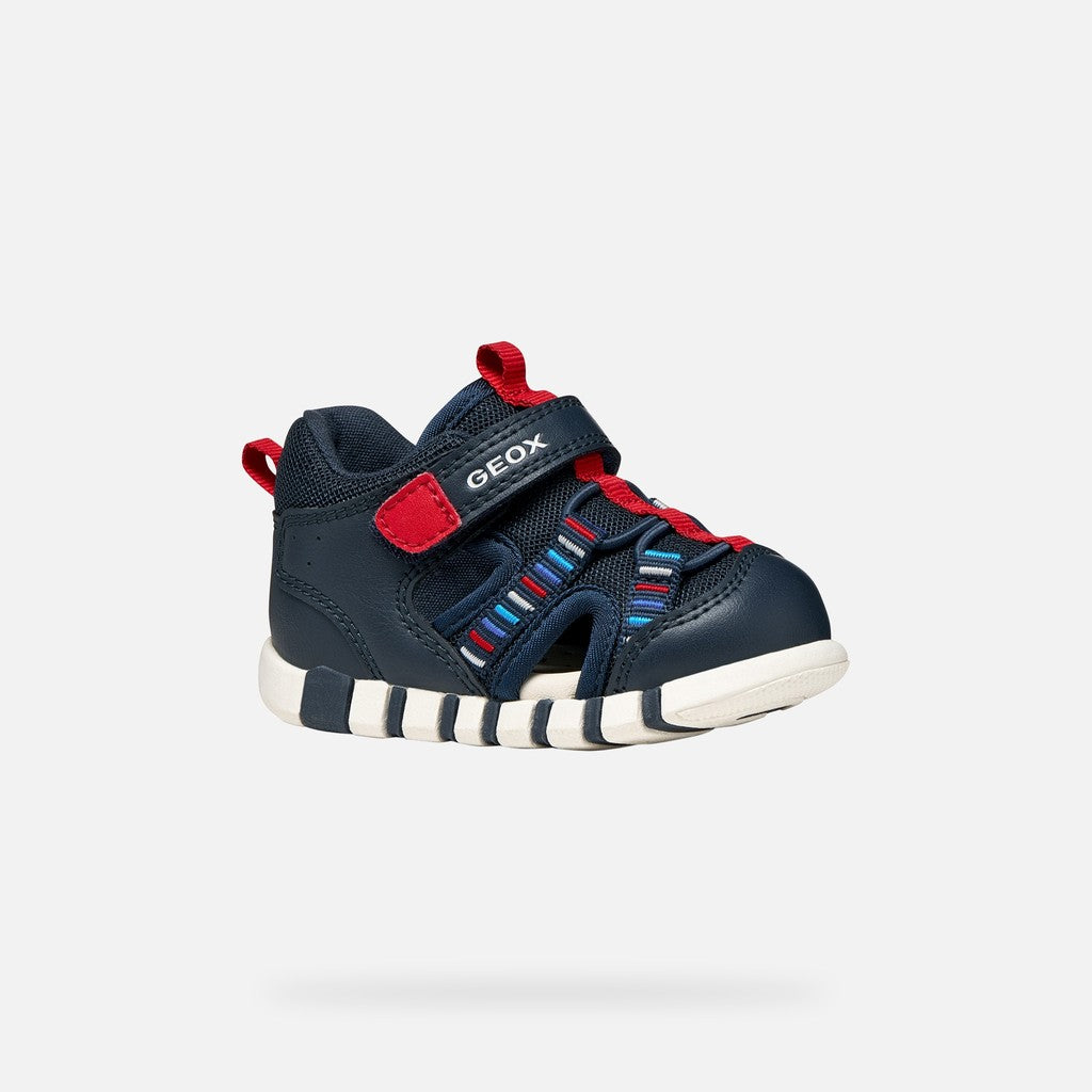 Geox sandale baieti Iupidoo Baby 18-26 Navy/Red