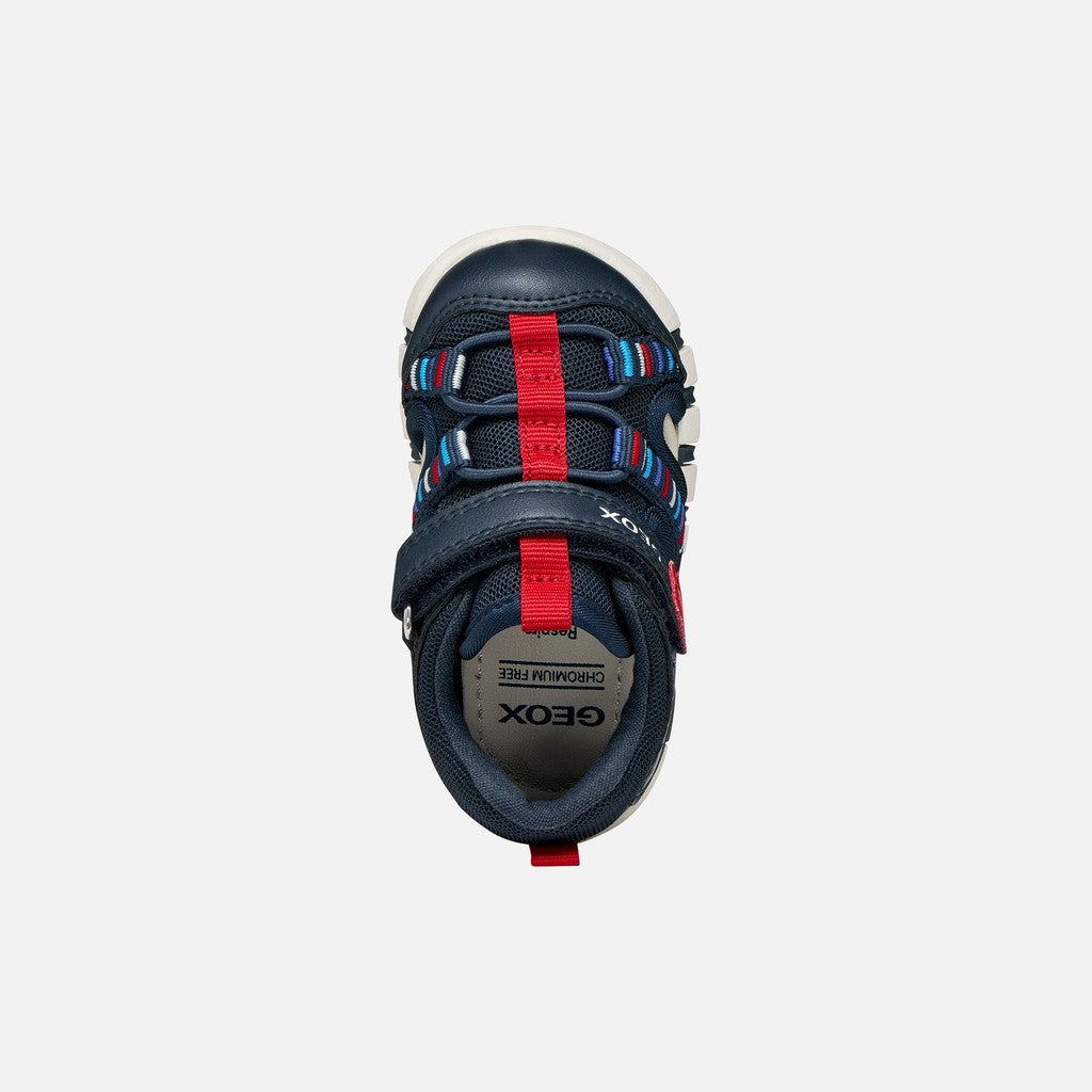 Geox sandale baieti Iupidoo Baby 18-26 Navy/Red