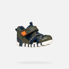 Geox sandale baieti Iupidoo Baby 18-26 Dark green/Orange