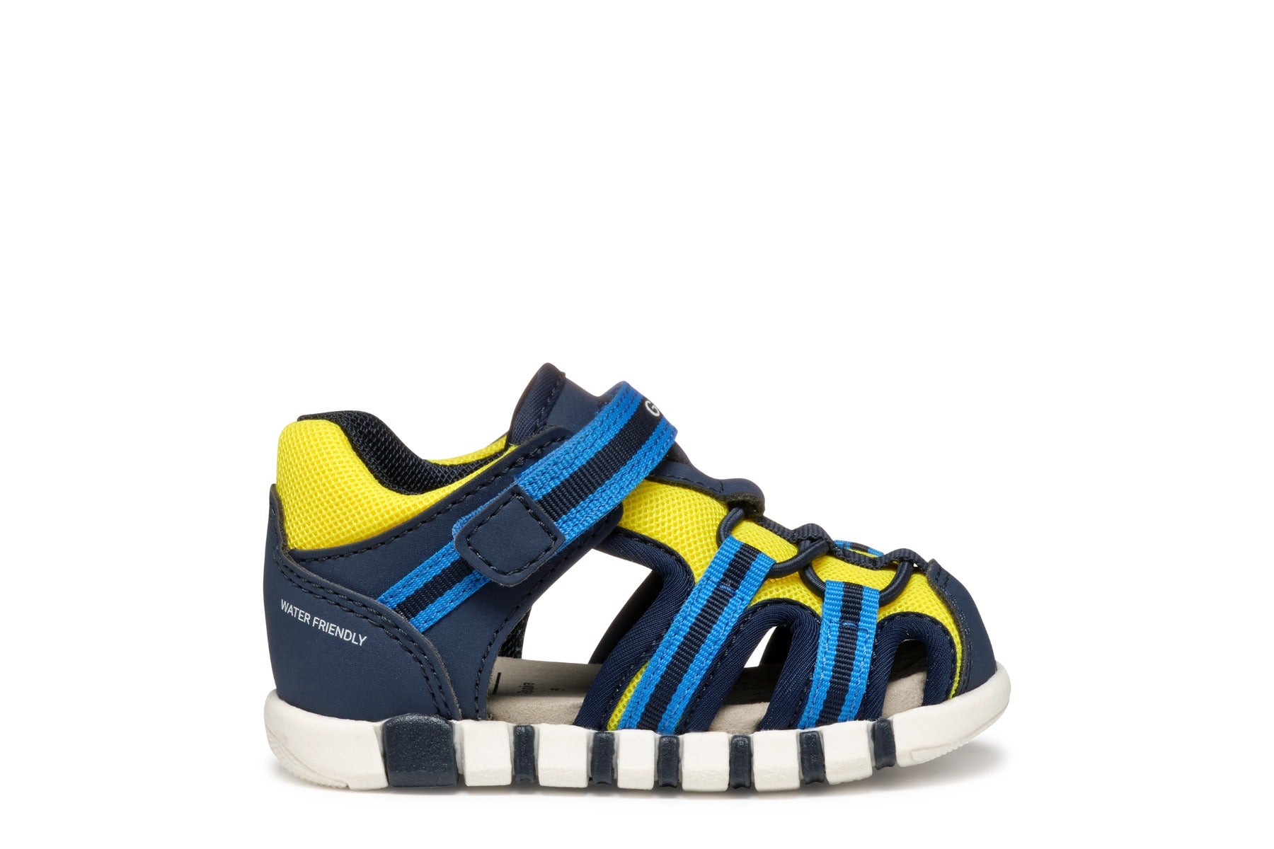 Geox sandale baieti WATER FRIENDLY 18-26 Iupidood Navy/Fluo Yellow Imagine secundară a produsului