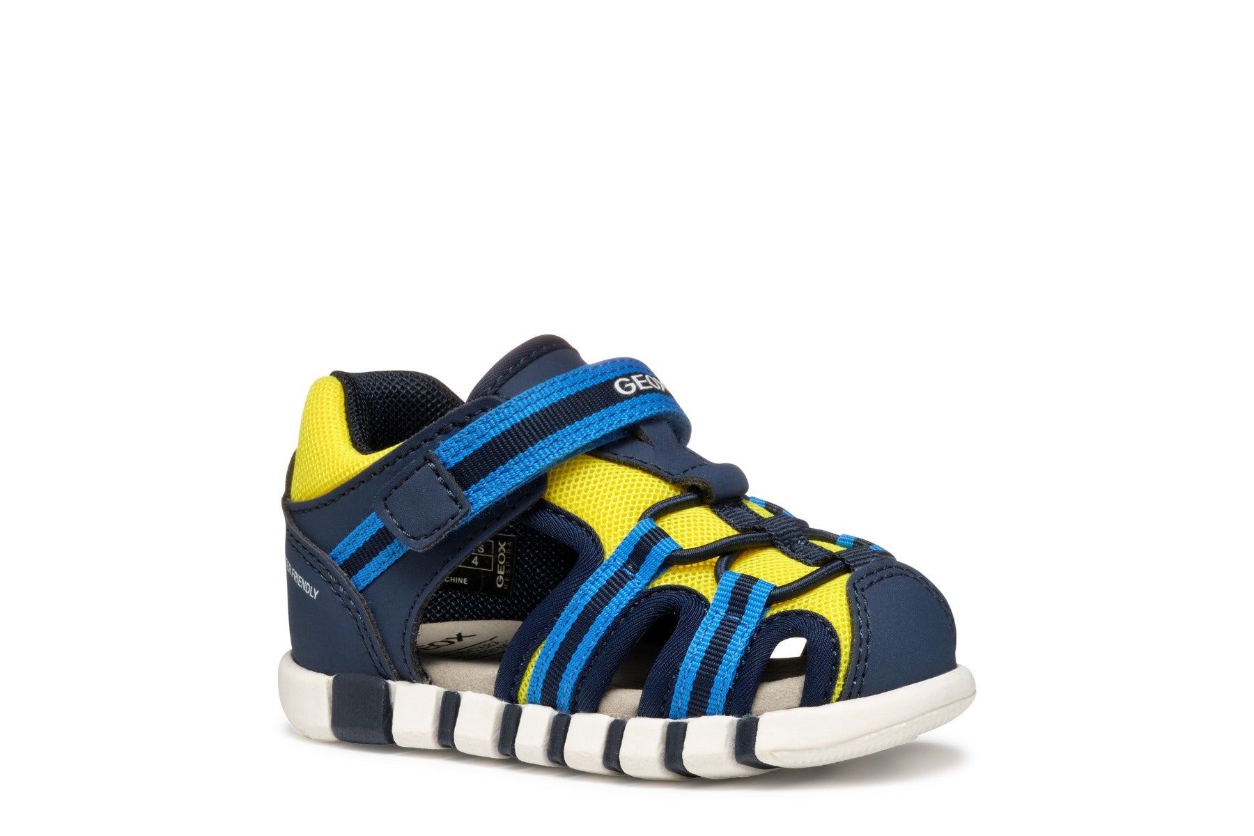 Geox sandale baieti WATER FRIENDLY 18-26 Iupidood Navy/Fluo Yellow Imagine principală a produsului