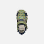 Geox sandale baieti Zapito Baby 18-26 Pistachio/Navy cu ancora