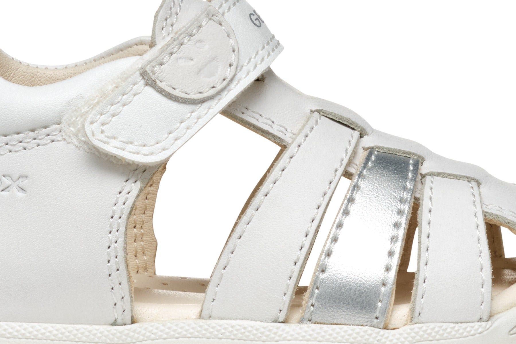Geox sandale fete 18-26 Macchia White/Silver