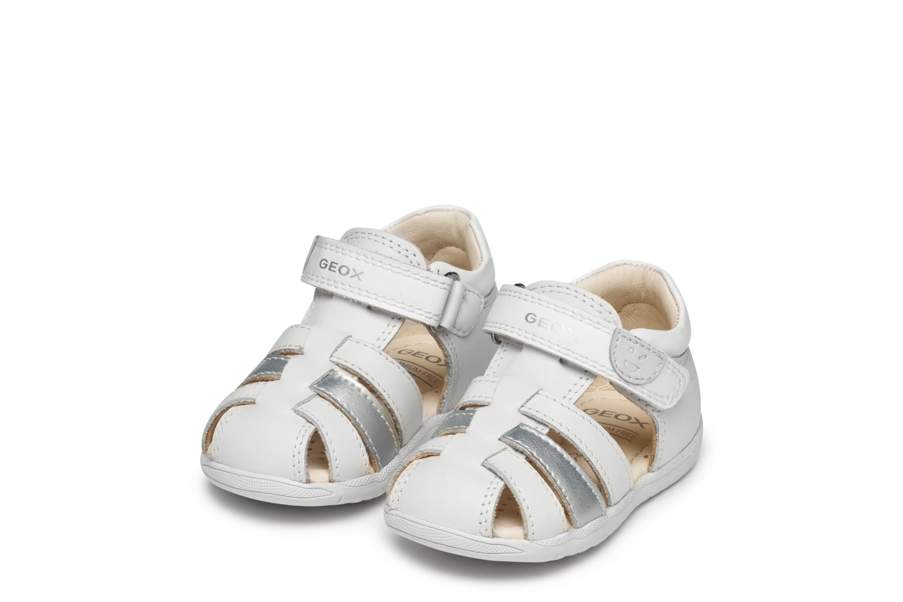 Geox sandale fete 18-26 Macchia White/Silver