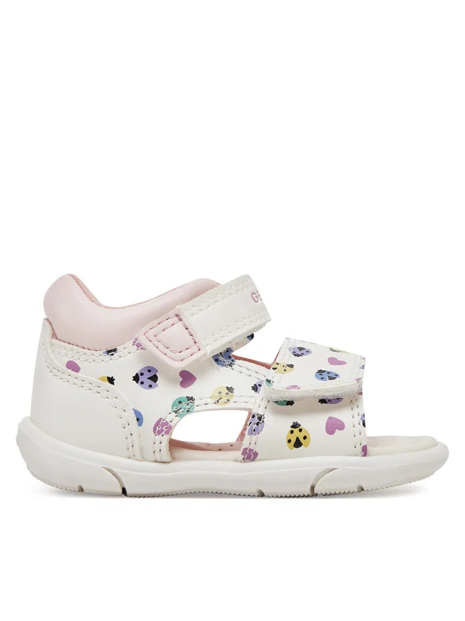 Geox sandale fete 18-26 Zapito White/Multicolor cu mamarute Imagine secundară a produsului