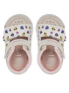Geox sandale fete 18-26 Zapito White/Multicolor cu mamarute