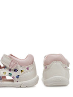 Geox sandale fete 18-26 Zapito White/Multicolor cu mamarute